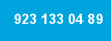 923 133 04 89 923 133 04 89